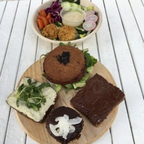 Gluten-free vegan lunch from Seed & Salt